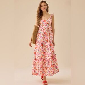 Altar’d State Lindy Floral Maxi Dress NWT